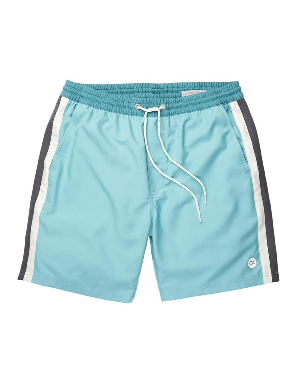 Outerknown Nostalgic Volley Swim Trunks Blue Medium